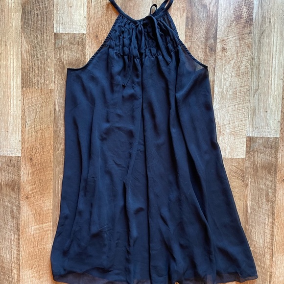 H&M Black Embellished Tiered Mini Dress - Picture 6 of 8